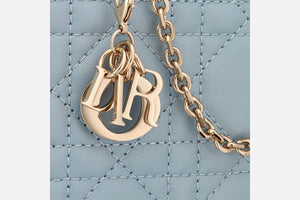 Lady Dior Phone Holder • Cloud Blue Cannage Lambskin