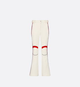 DiorAlps Flared Ski Pants • White Technical Fabric