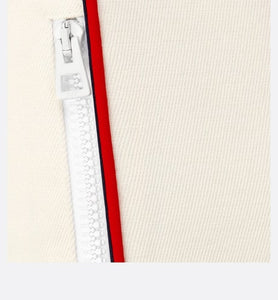 DiorAlps Flared Ski Pants • White Technical Fabric