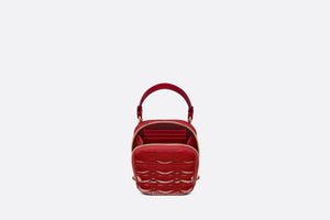 Lady Dior Phone Holder • Cherry Red Patent Cannage Calfskin