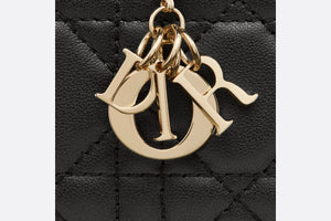 Lady Dior 5-Gusset Card Holder • Black Cannage Lambskin