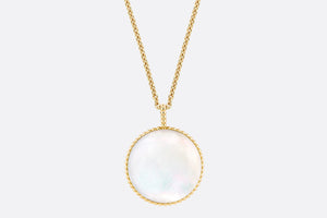 Large Rose Des Vents Medallion • Yellow Gold, Diamond and Mother-of-pearl