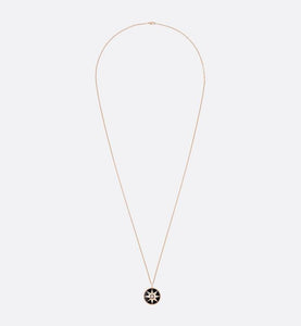 Large Rose Des Vents Medallion • Rose Gold, Diamond and Onyx