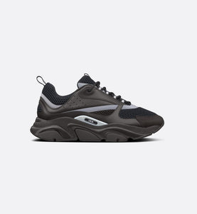 B22 Sneaker • Black Technical Mesh and Smooth Calfskin