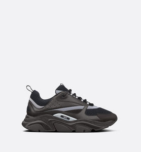 B22 Sneaker • Black Technical Mesh and Smooth Calfskin