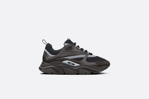 B22 Sneaker • Black Technical Mesh and Smooth Calfskin