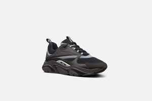 B22 Sneaker • Black Technical Mesh and Smooth Calfskin