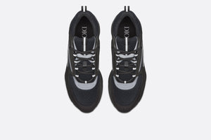 B22 Sneaker • Black Technical Mesh and Smooth Calfskin