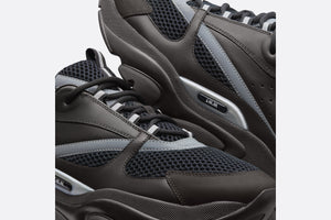 B22 Sneaker • Black Technical Mesh and Smooth Calfskin
