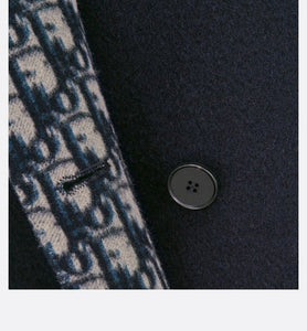 Coat • Blue Double-Sided Wool