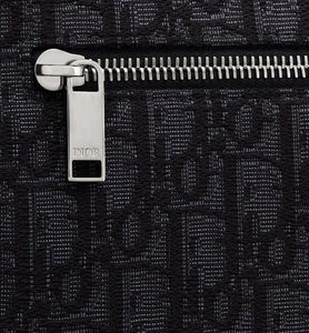 Toiletry Bag • Black Dior Oblique Jacquard