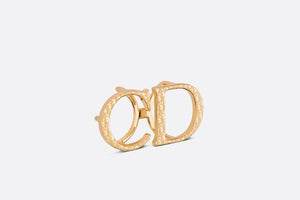 'CD' Belt Buckle • Dior Oblique Gold-Finish Brass, 35 MM