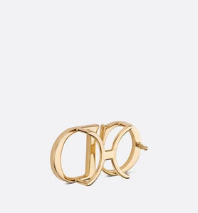 'CD' Belt Buckle • Dior Oblique Gold-Finish Brass, 35 MM