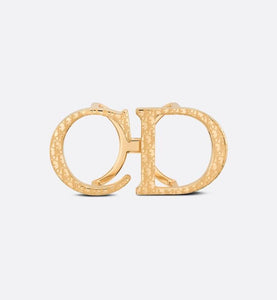 'CD' Belt Buckle • Dior Oblique Gold-Finish Brass, 35 MM
