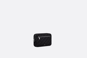 Toiletry Bag • Black Dior Oblique Jacquard
