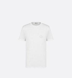 CD Icon T-Shirt • White Cotton Jersey