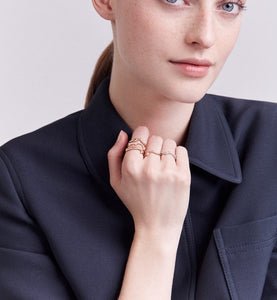 Bois de Rose Ring • Pink Gold and Diamonds