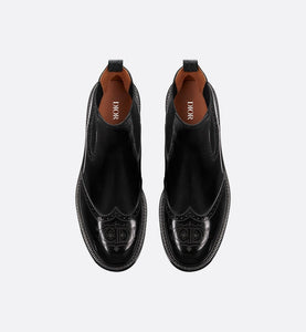 Dior Evidence Chelsea Boot • Black Polished Calfskin