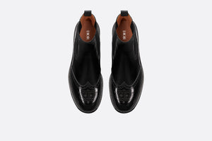 Dior Evidence Chelsea Boot • Black Polished Calfskin