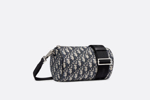Roller Messenger Bag • Beige and Black Dior Oblique Jacquard
