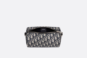 Roller Messenger Bag • Beige and Black Dior Oblique Jacquard