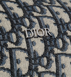 Roller Messenger Bag • Beige and Black Dior Oblique Jacquard