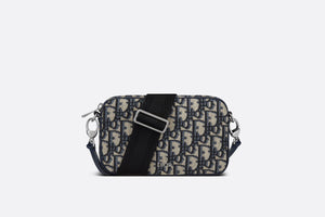 Small Multifunctional Bag • Beige and Black Dior Oblique Jacquard