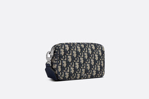 Small Multifunctional Bag • Beige and Black Dior Oblique Jacquard