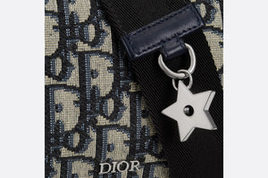 Small Multifunctional Bag • Beige and Black Dior Oblique Jacquard