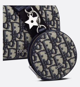 Small Multifunctional Bag • Beige and Black Dior Oblique Jacquard