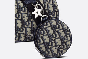 Small Multifunctional Bag • Beige and Black Dior Oblique Jacquard