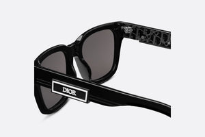 DiorB23 S1I • Black Rectangular Sunglasses