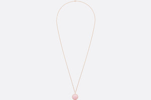 Large Rose Des Vents Medallion • Pink Gold, Diamond and Pink Opal
