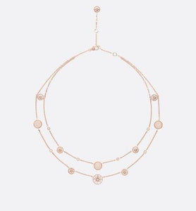 Rose Des Vents Necklace • Pink Gold, Diamonds and Mother-of-Pearl