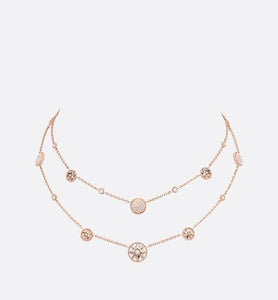 Rose Des Vents Necklace • Pink Gold, Diamonds and Mother-of-Pearl