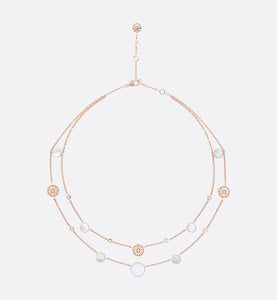 Rose Des Vents Necklace • Pink Gold, Diamonds and Mother-of-Pearl