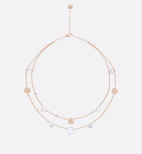 Rose Des Vents Necklace • Pink Gold, Diamonds and Mother-of-Pearl