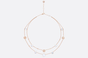 Rose Des Vents Necklace • Pink Gold, Diamonds and Mother-of-Pearl