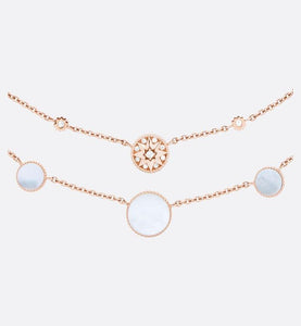 Rose Des Vents Necklace • Pink Gold, Diamonds and Mother-of-Pearl