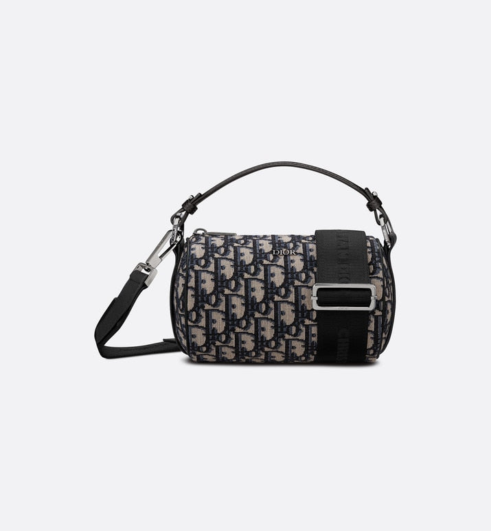 Mini Roller Messenger Bag • Beige and Black Dior Oblique Mini Roller Messenger Bag • Beige and Black Dior Oblique