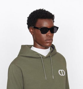 DiorBlackSuit C1U • Black Rectangular Sunglasses