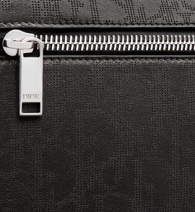 Toiletry Bag • Black Dior Oblique Galaxy Leather