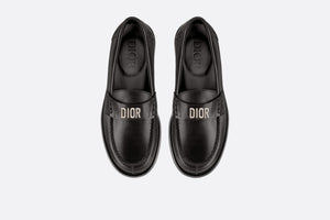 Kid's Loafer • Black Calfskin