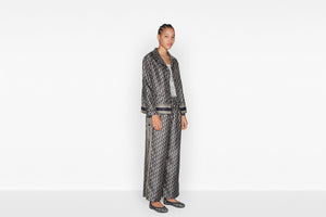 Dior Chez Moi Pants • Blue Dior Oblique Silk Twill