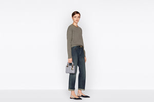 Mini Lady Dior Bag • Opaline Gray Pearlescent Cannage Lambskin