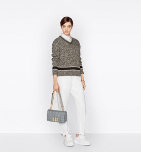 Medium Dior Caro Bag • Beige Supple Cannage Calfskin