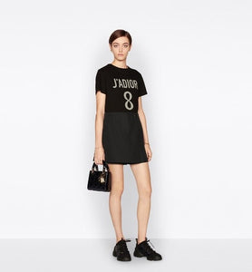 Mini Lady Dior Bag • Pine Green Patent Cannage Calfskin