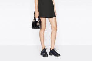Mini Lady Dior Bag • Pine Green Patent Cannage Calfskin