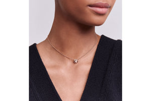 Small Rose Dior Couture Necklace • Pink Gold and Diamonds