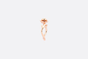 Small Rose Dior Couture Ring • Pink Gold and Diamonds